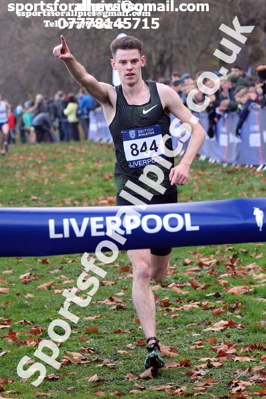 Mens junior British Athletics Liverpool Cross Challenge, Sefton Park, Liverpool. Photo:  David T. Hewitson/Sports for All Pics